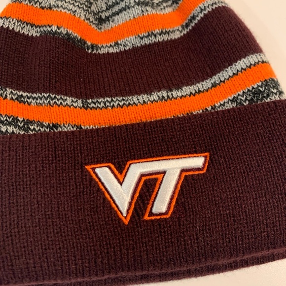 Virginia Tech Hokies ACC Gobblers Beanie Winter Knit Ski Hat Zephyr Brand New - Picture 2 of 7